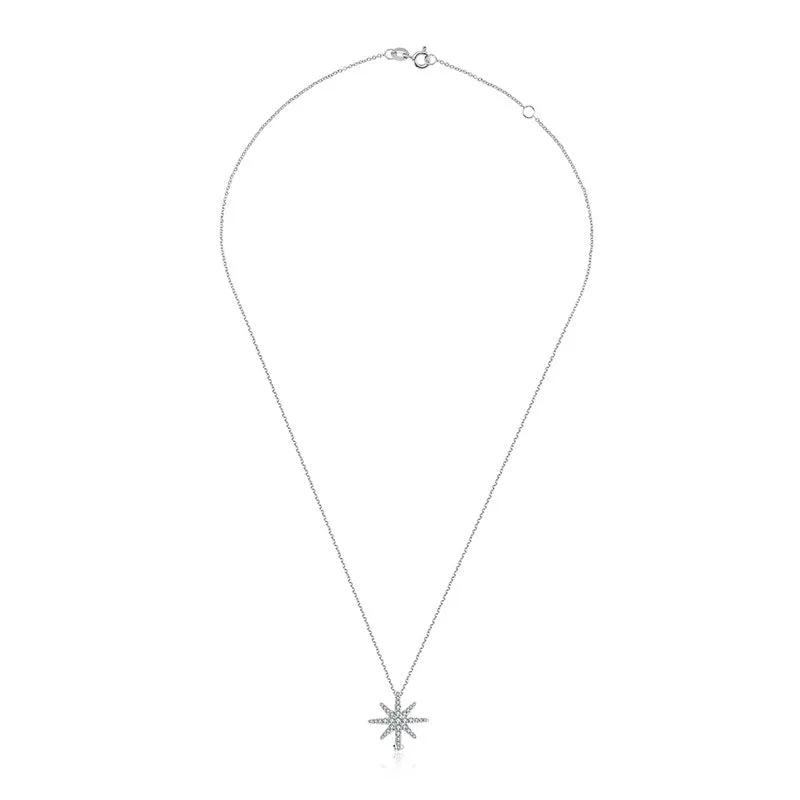 18k Gold 2 ways Star Diamond Necklace