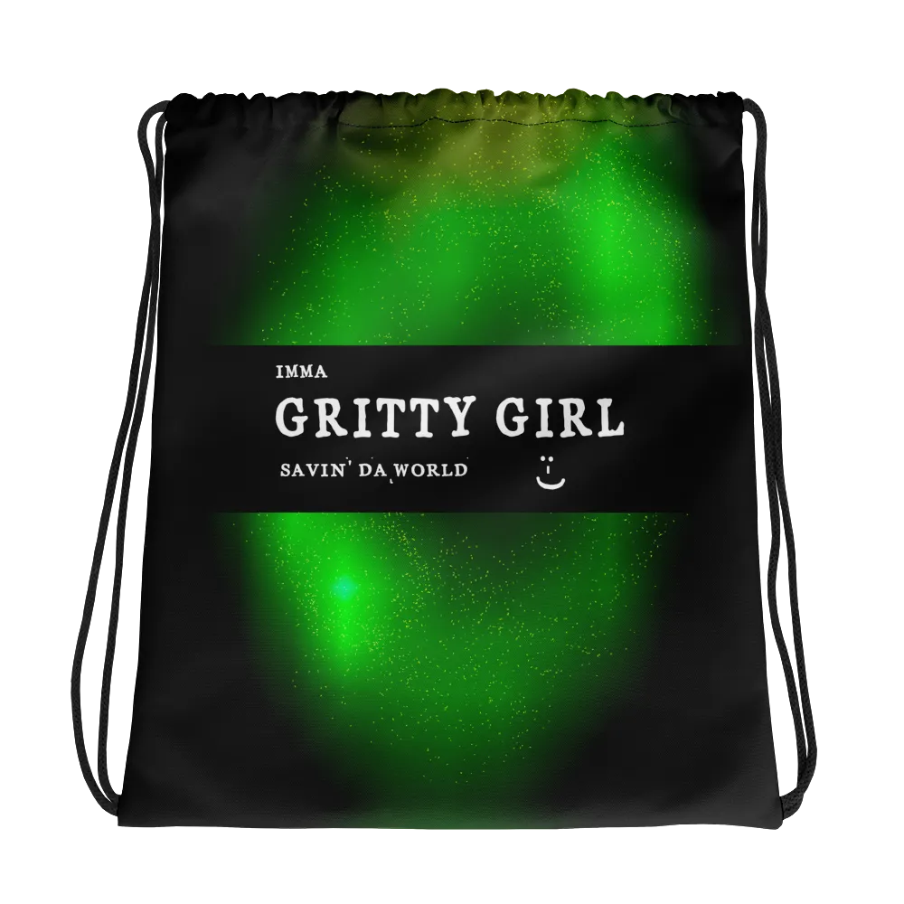 #2e18cca0 - Gritty Girl Orb 434519 - ALTINO Draw String Bag - Gritty Girl Collection