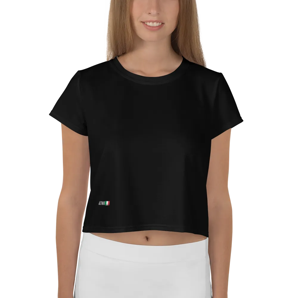 #45d7d980 - ALTINO Crop Tees - Noir Collection