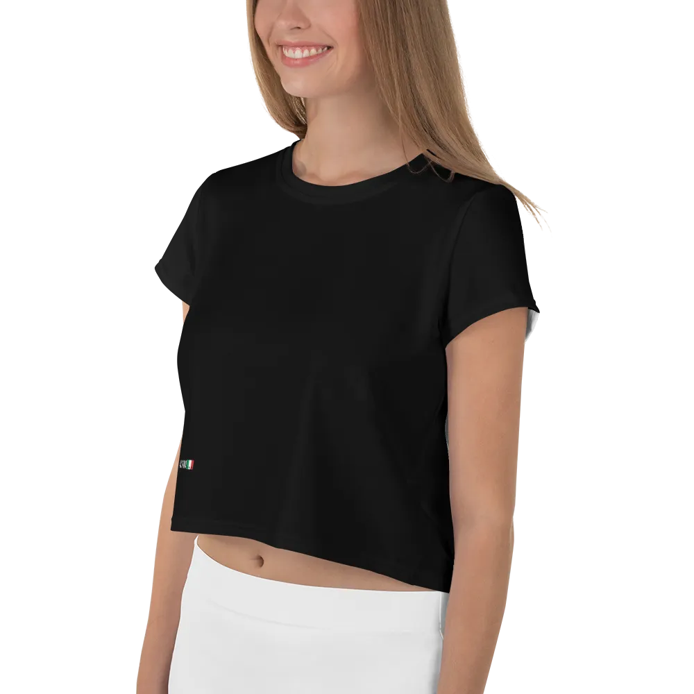 #45d7d980 - ALTINO Crop Tees - Noir Collection