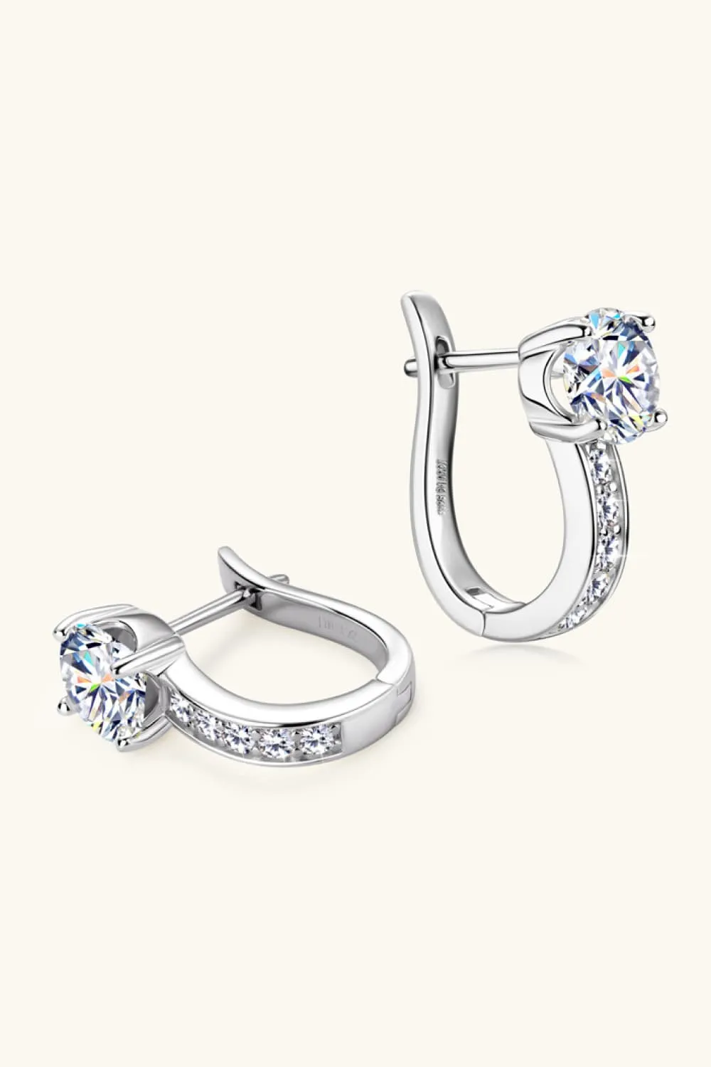 *APP EXCLUSIVE* 2 Carat Moissanite 925 Sterling Silver Earrings