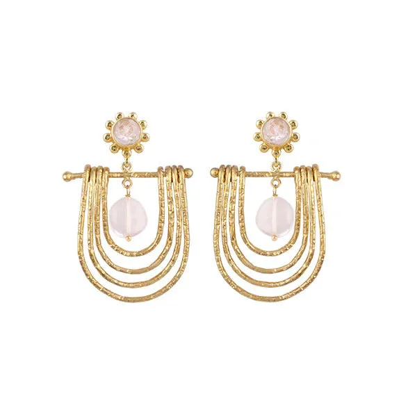 Bianc Rosetta earrings