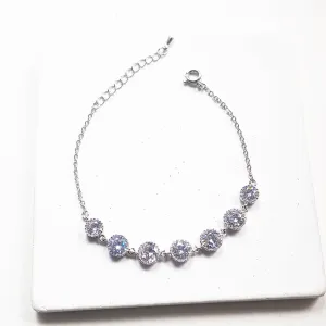 Bridal bracelet and earring set