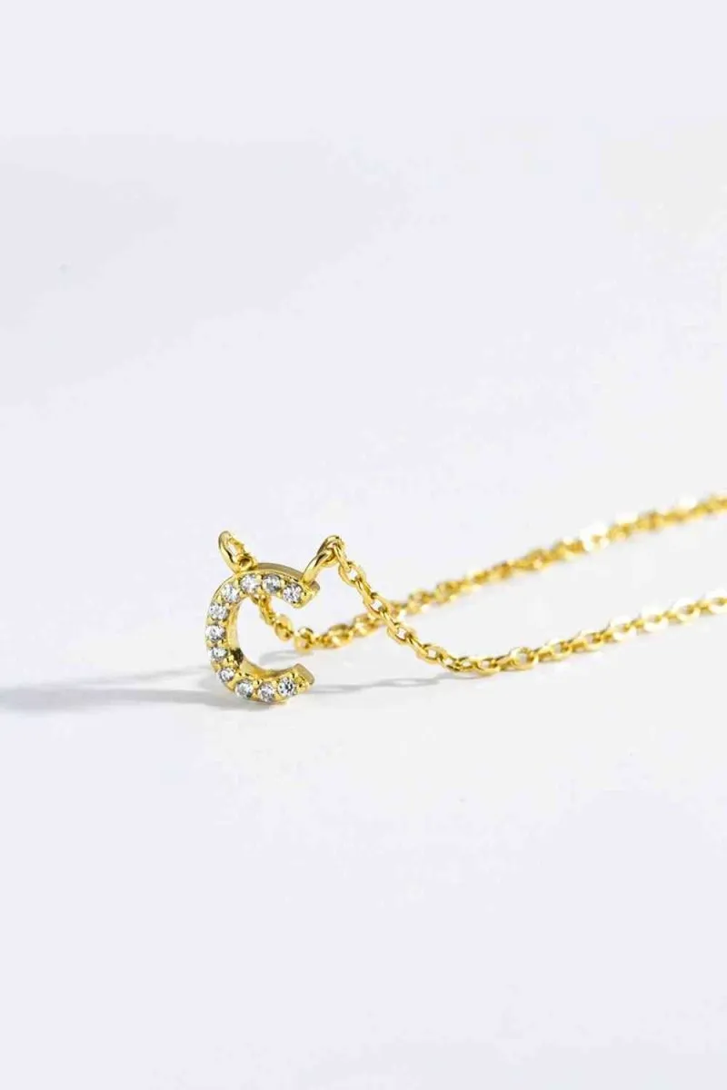 Charm Identity 18k Gold Initial Necklace