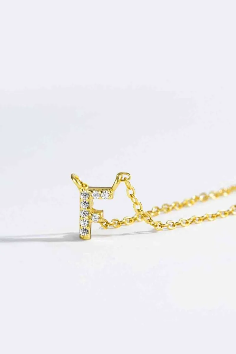 Charm Identity 18k Gold Initial Necklace