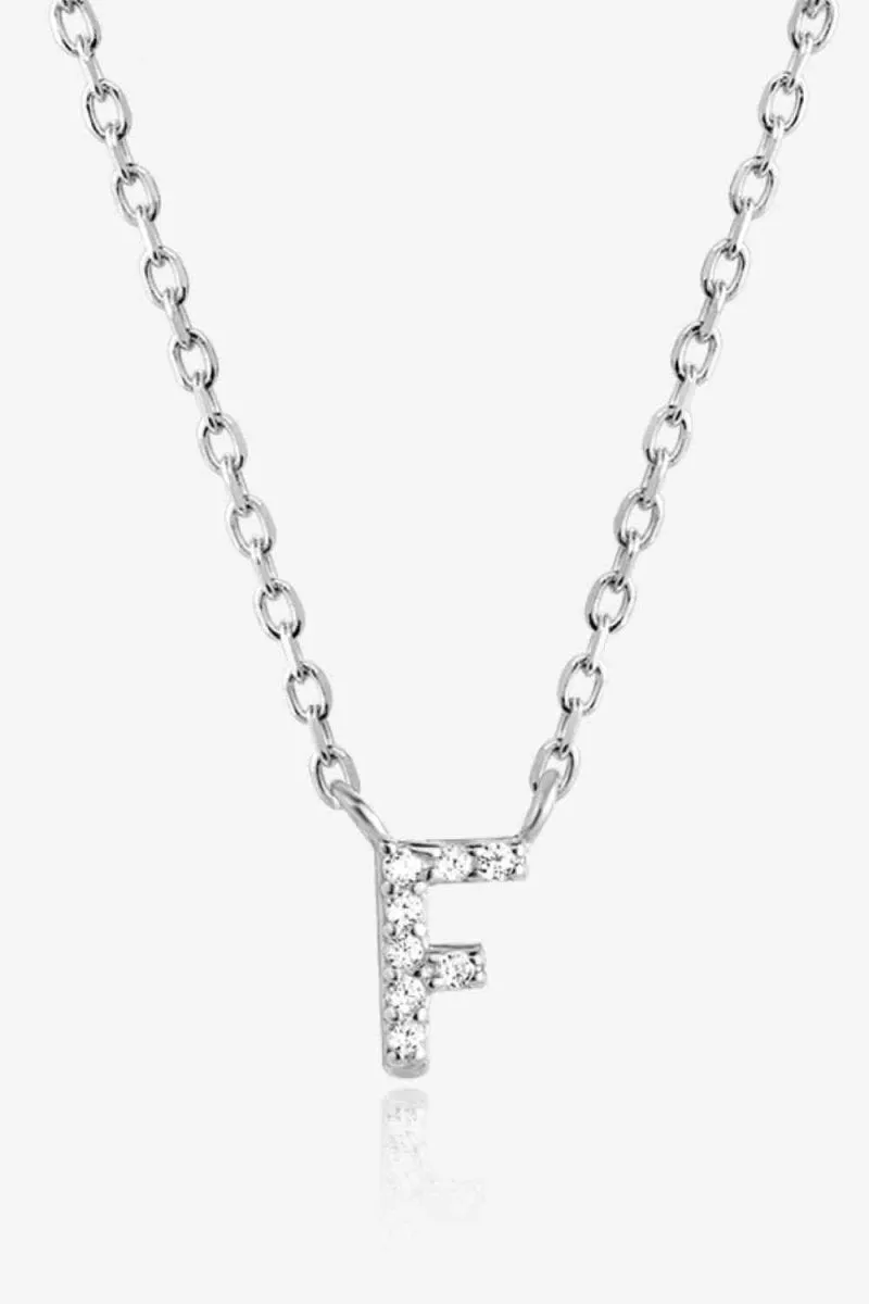Charm Identity 18k Gold Initial Necklace