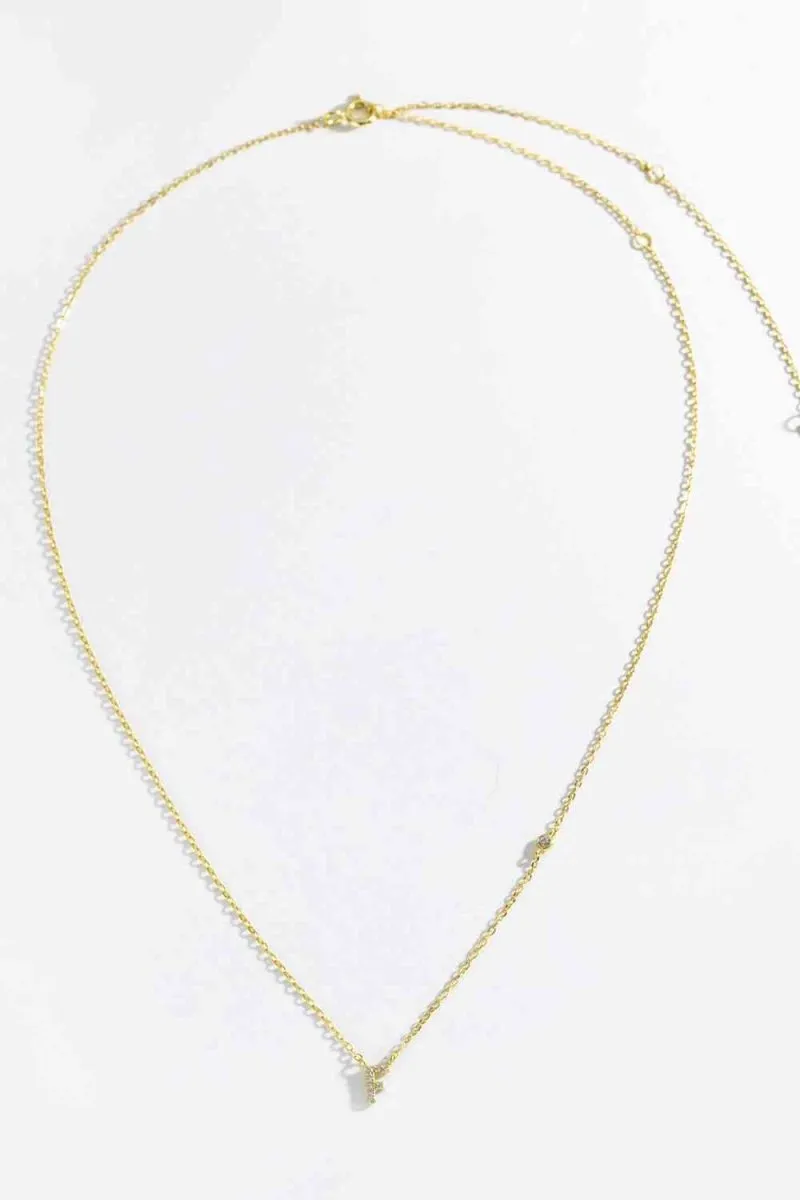 Charm Identity 18k Gold Initial Necklace