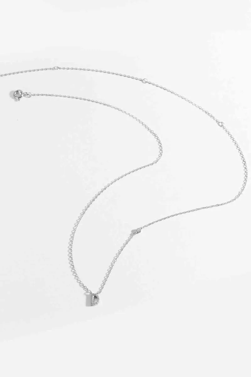Charm Identity 18k Gold Initial Necklace