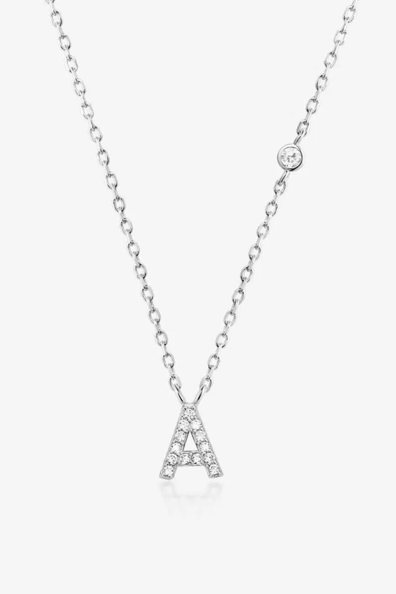 Charm Identity 18k Gold Initial Necklace