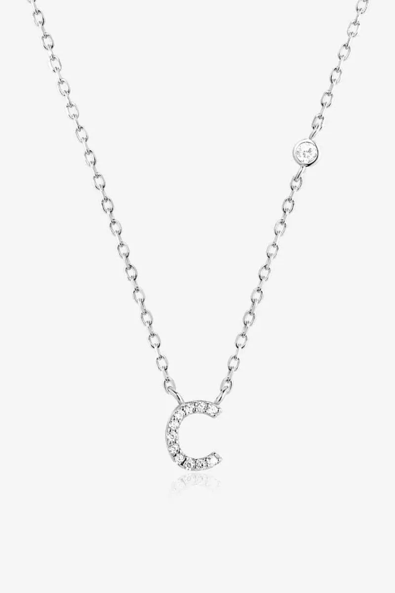 Charm Identity 18k Gold Initial Necklace