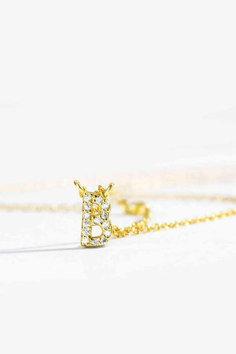 Charm Identity 18k Gold Initial Necklace