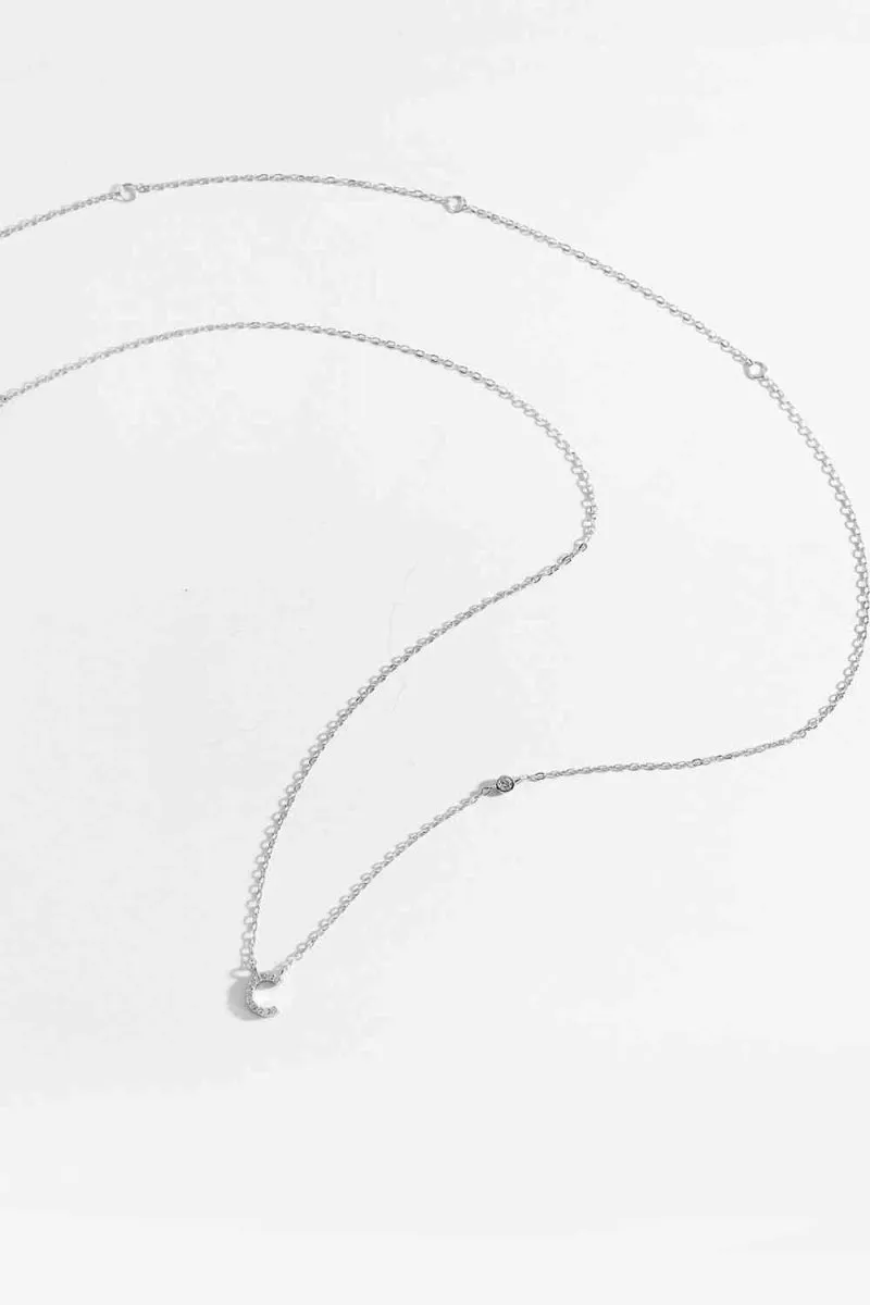 Charm Identity 18k Gold Initial Necklace