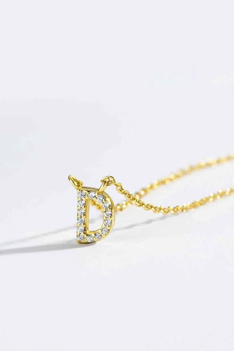 Charm Identity 18k Gold Initial Necklace