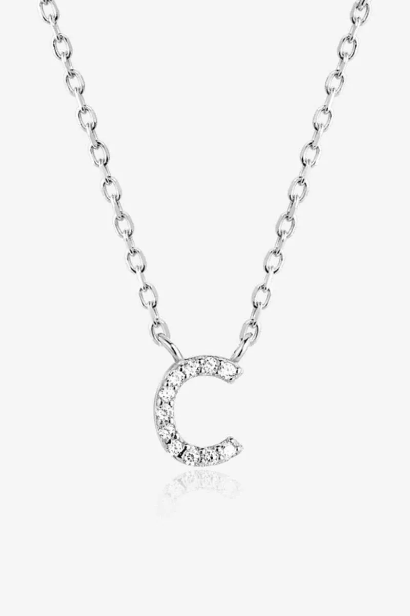 Charm Identity 18k Gold Initial Necklace