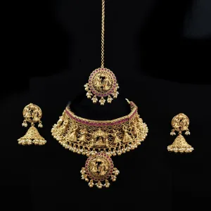 Choker Antique Necklace Set 6419-28