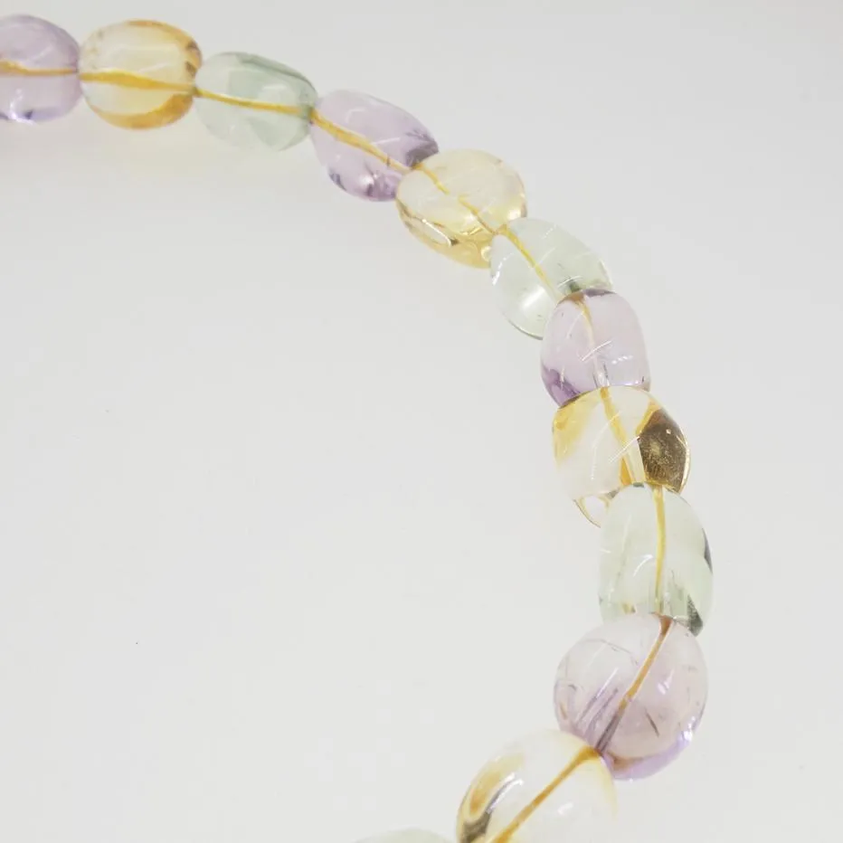 Citrine, Prasiolite, and Amethyst Tumble (M)
