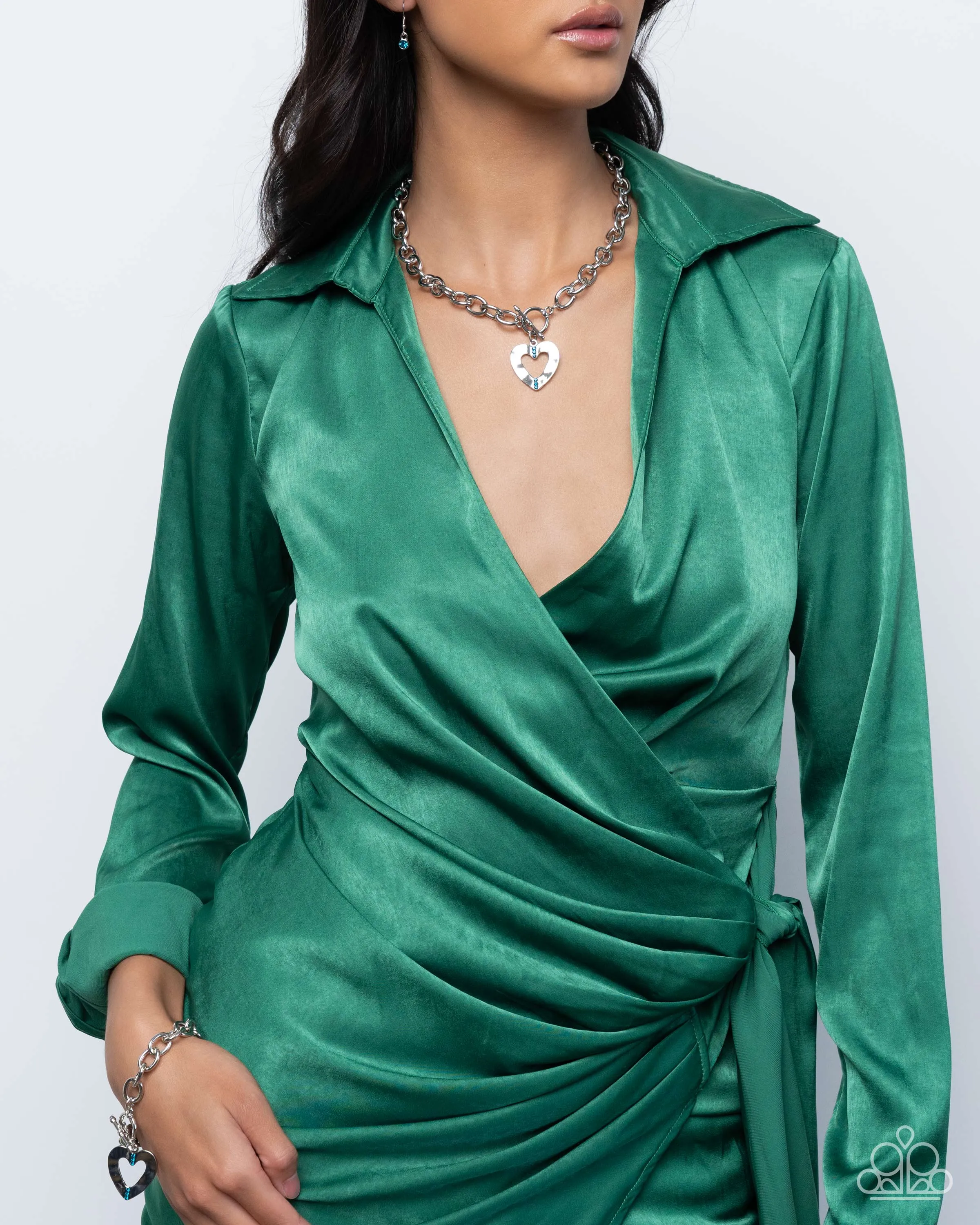Complete Look Silver Necklace, and Bracelet