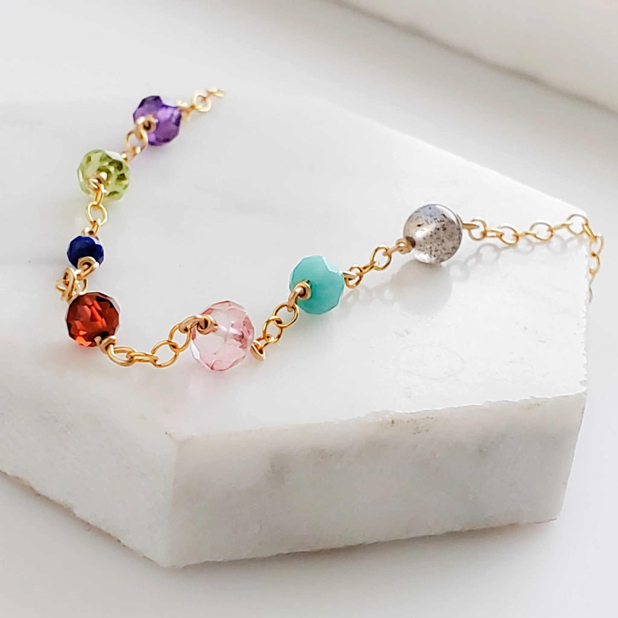 Confetti Gemstone Bracelet