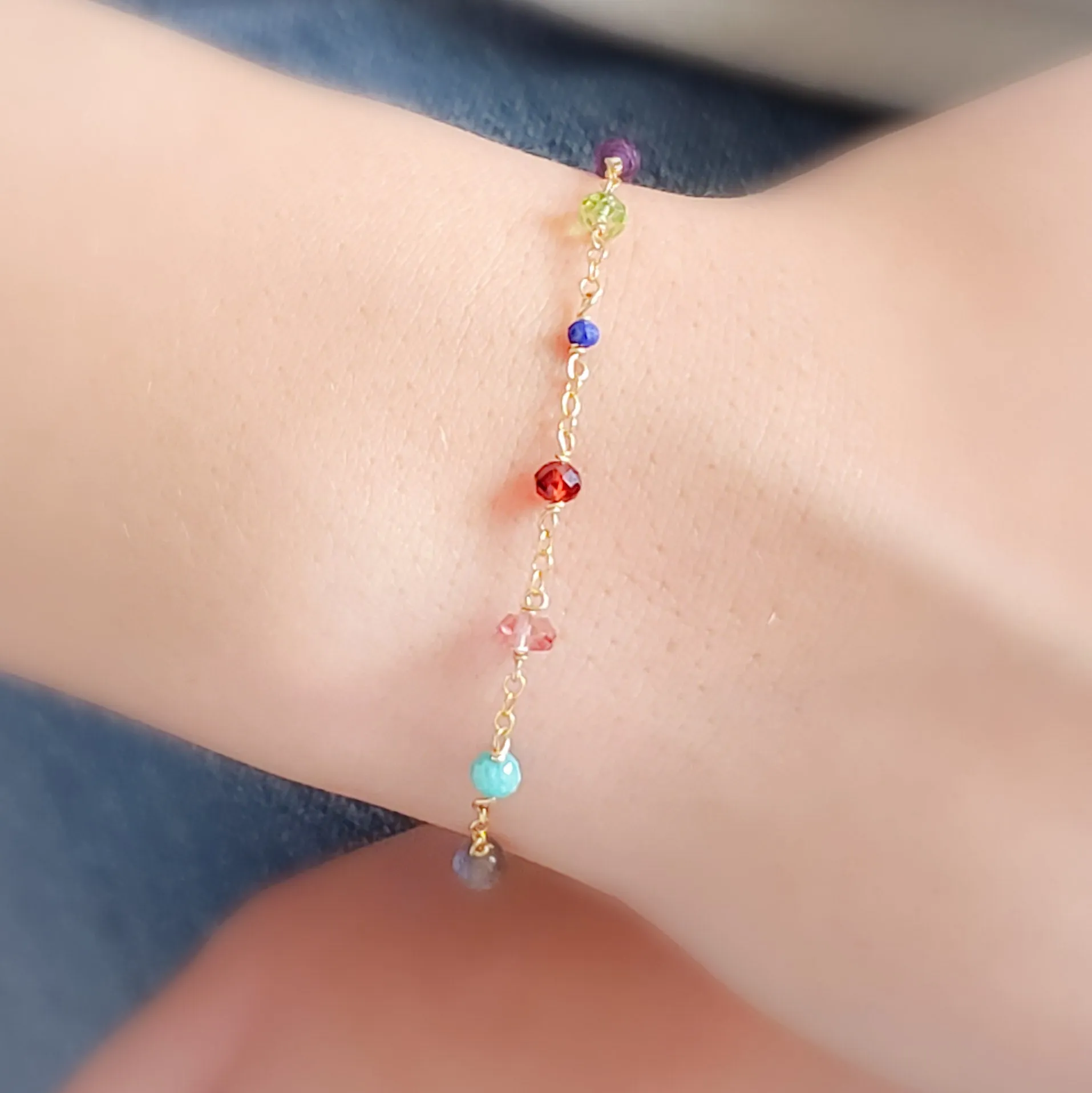 Confetti Gemstone Bracelet