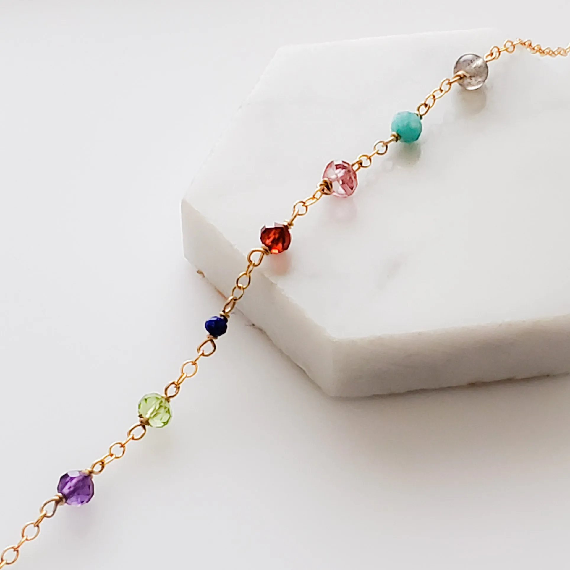Confetti Gemstone Bracelet