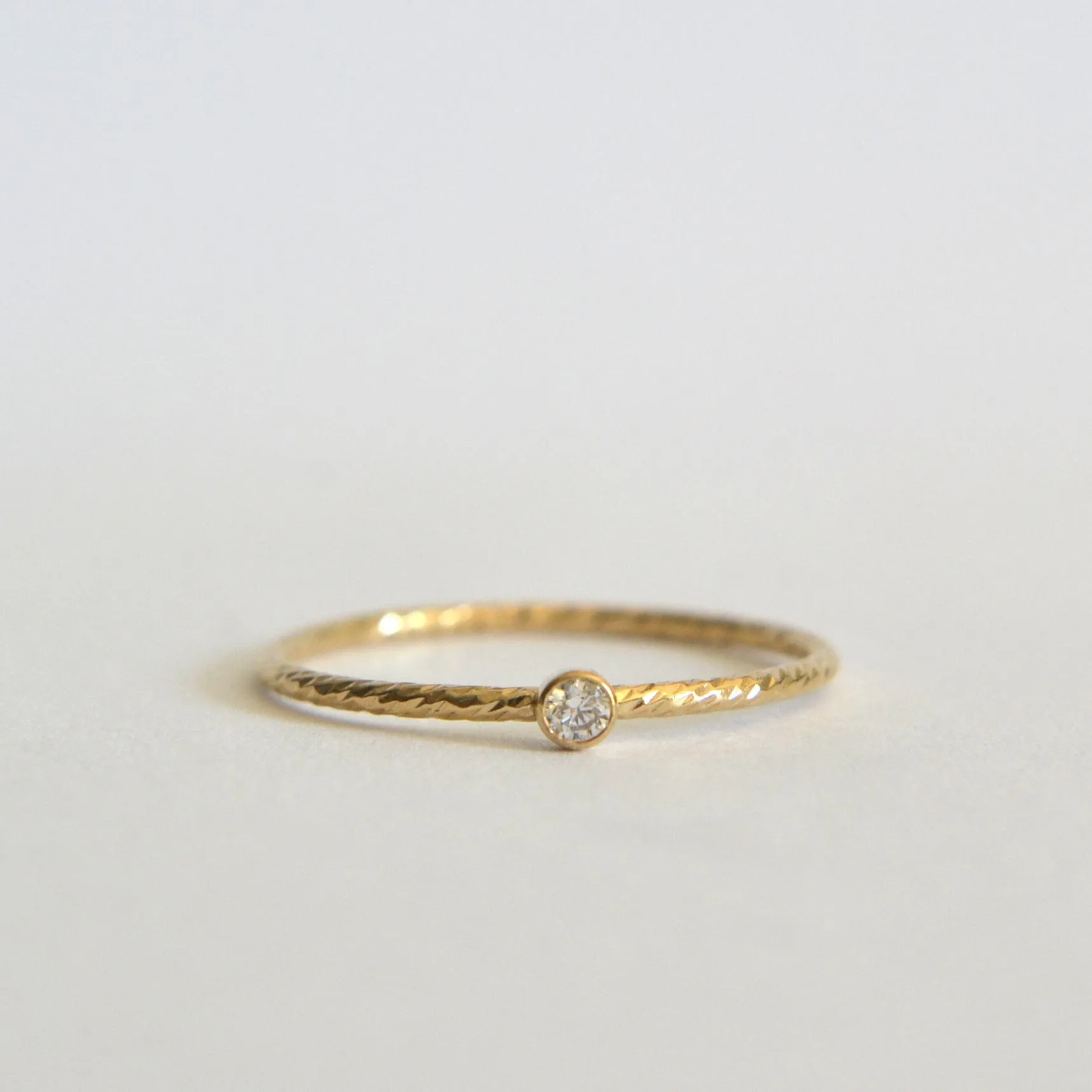 Cz Sparkling Stacking Ring