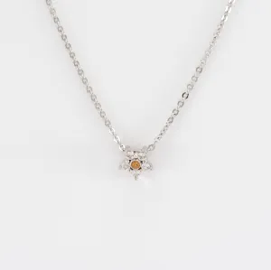 Daisy Topaz and Citrine Necklace