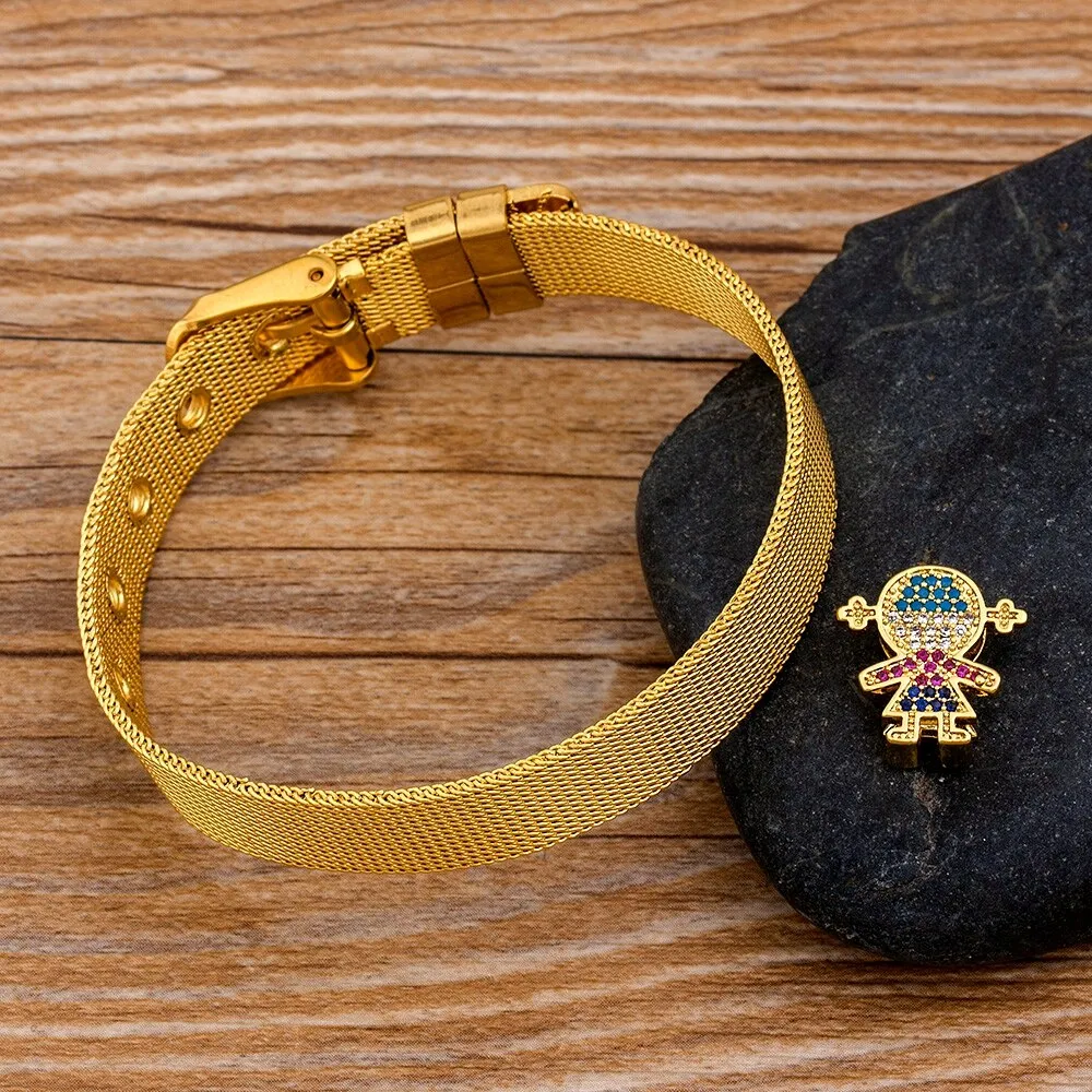 Fashion Stainless Steel Mesh Bracelets For Women