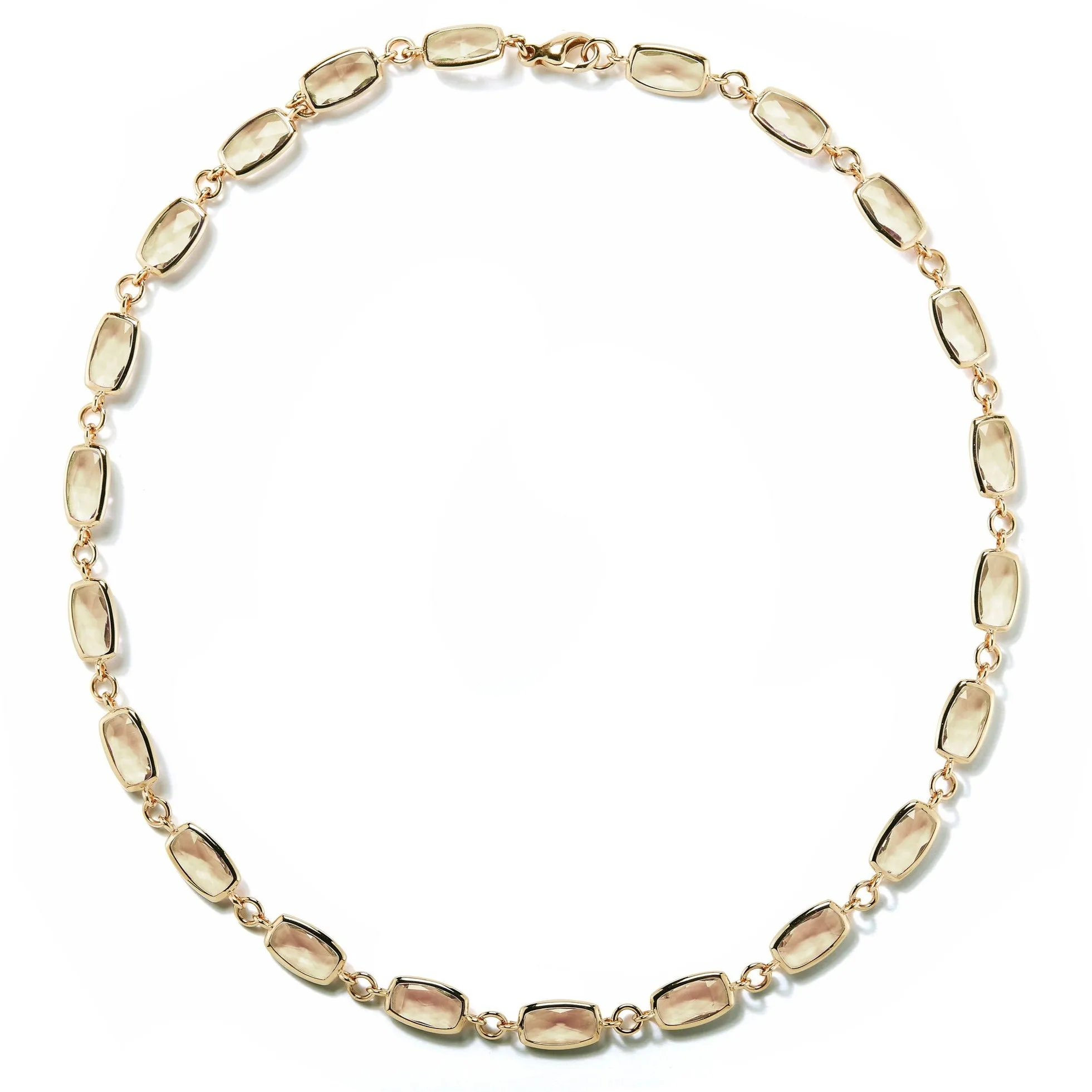 Gaia - Necklace with Citrine, 18k Yellow Gold