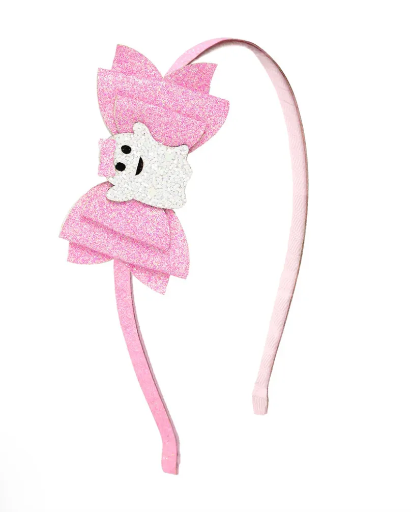 Girly Ghost Bow Headband