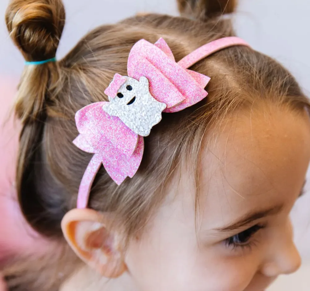 Girly Ghost Bow Headband