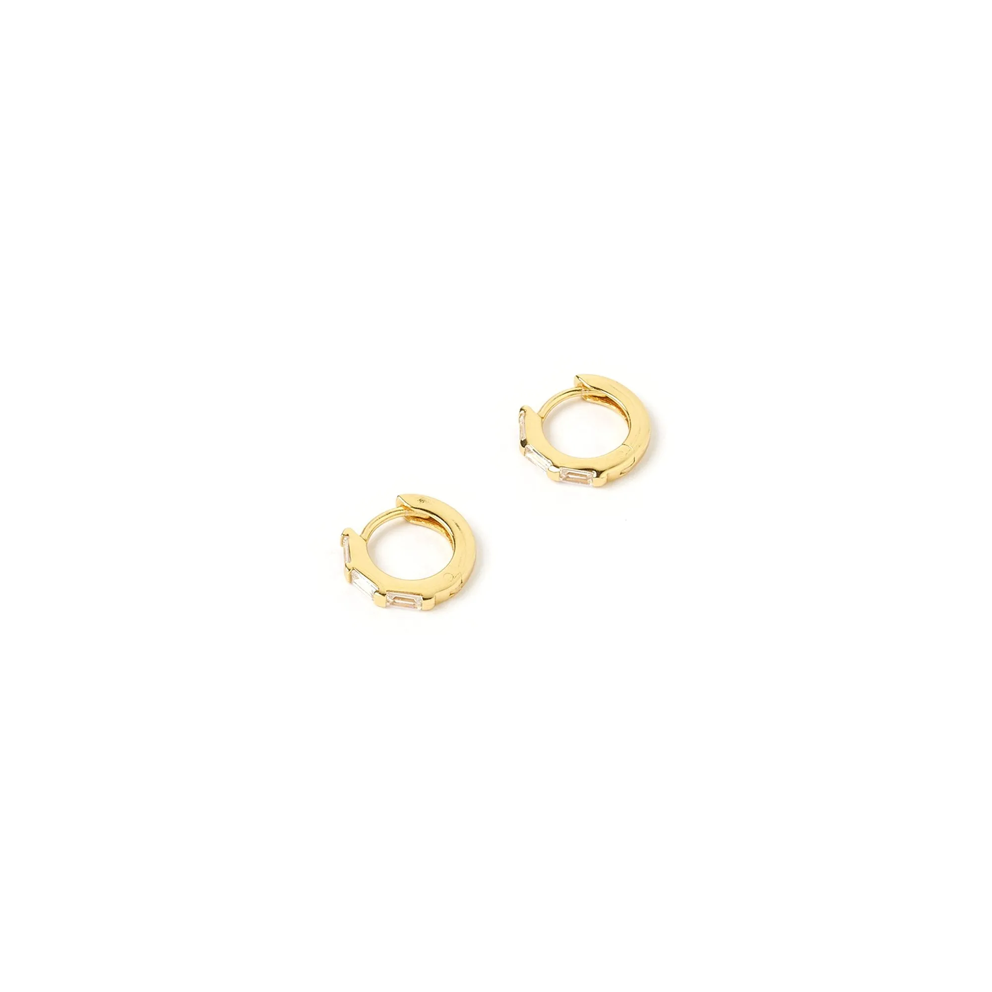 Holi Gold Huggie Earrings