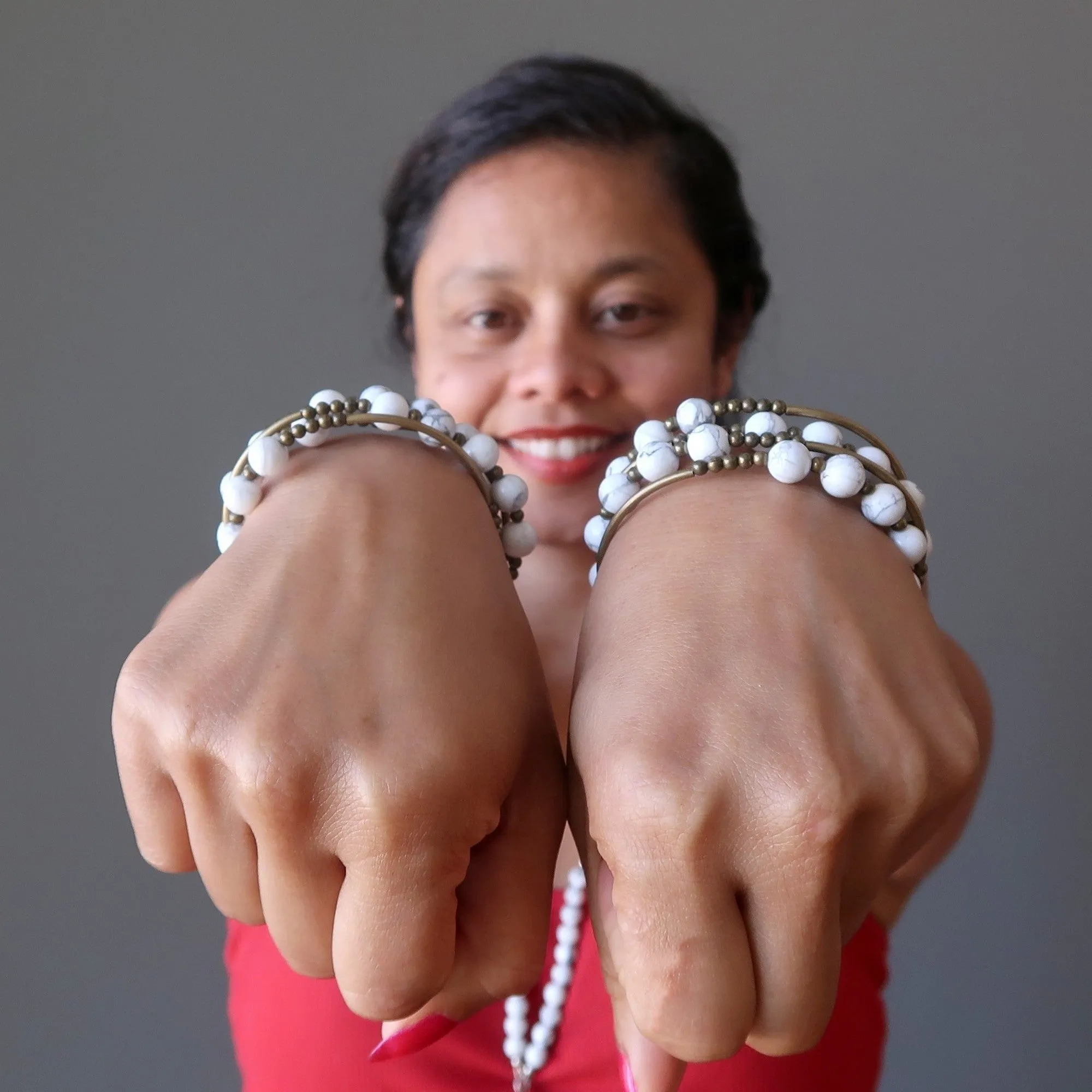 Howlite Bracelet Snow White's Fairytale Coil