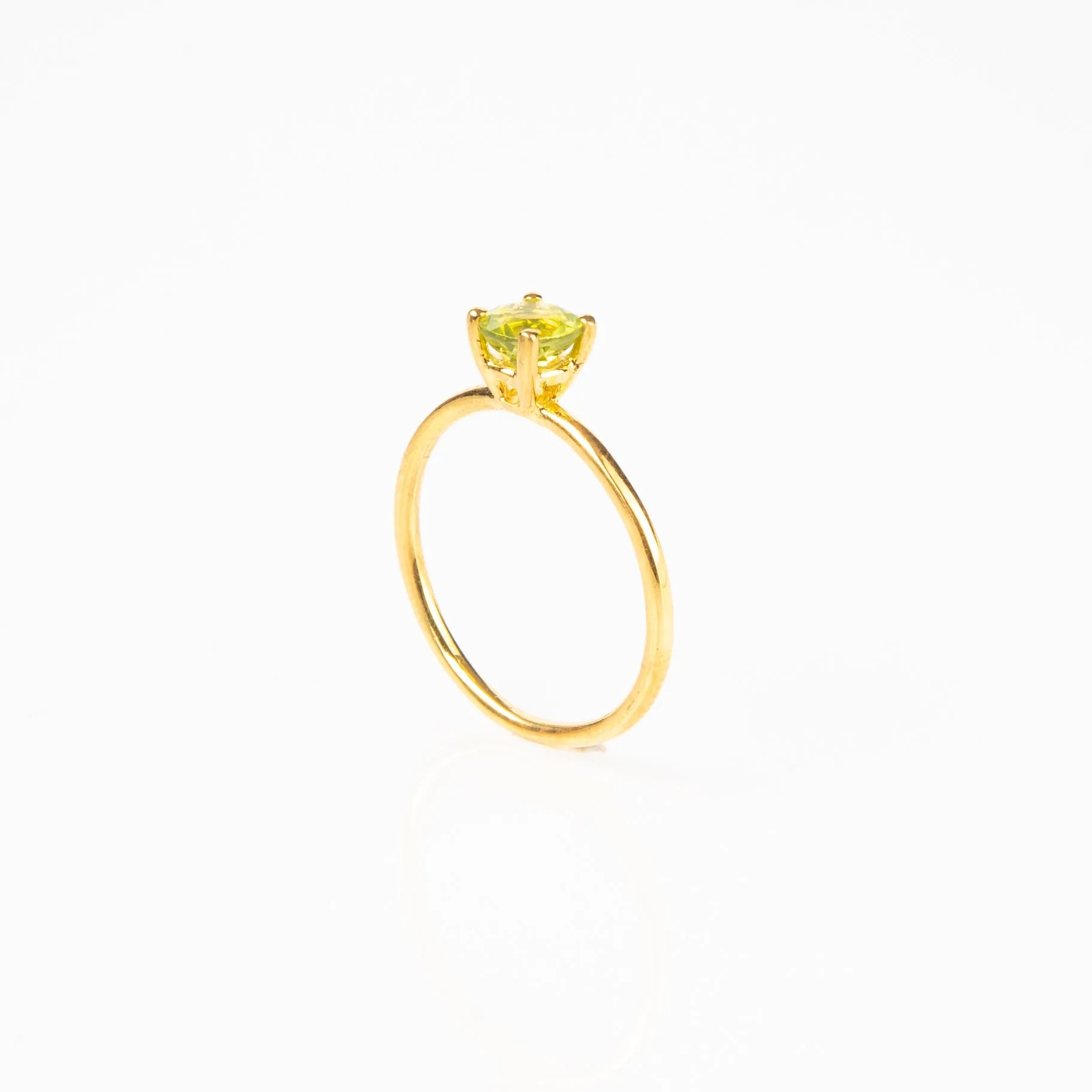 Light Peridot Ring