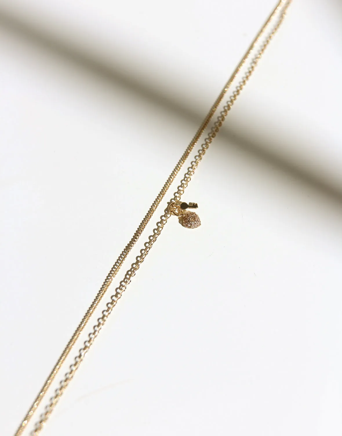 Lock And Key Layered Anklet