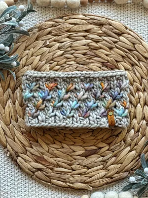 Lotus Flower Headband in Fog