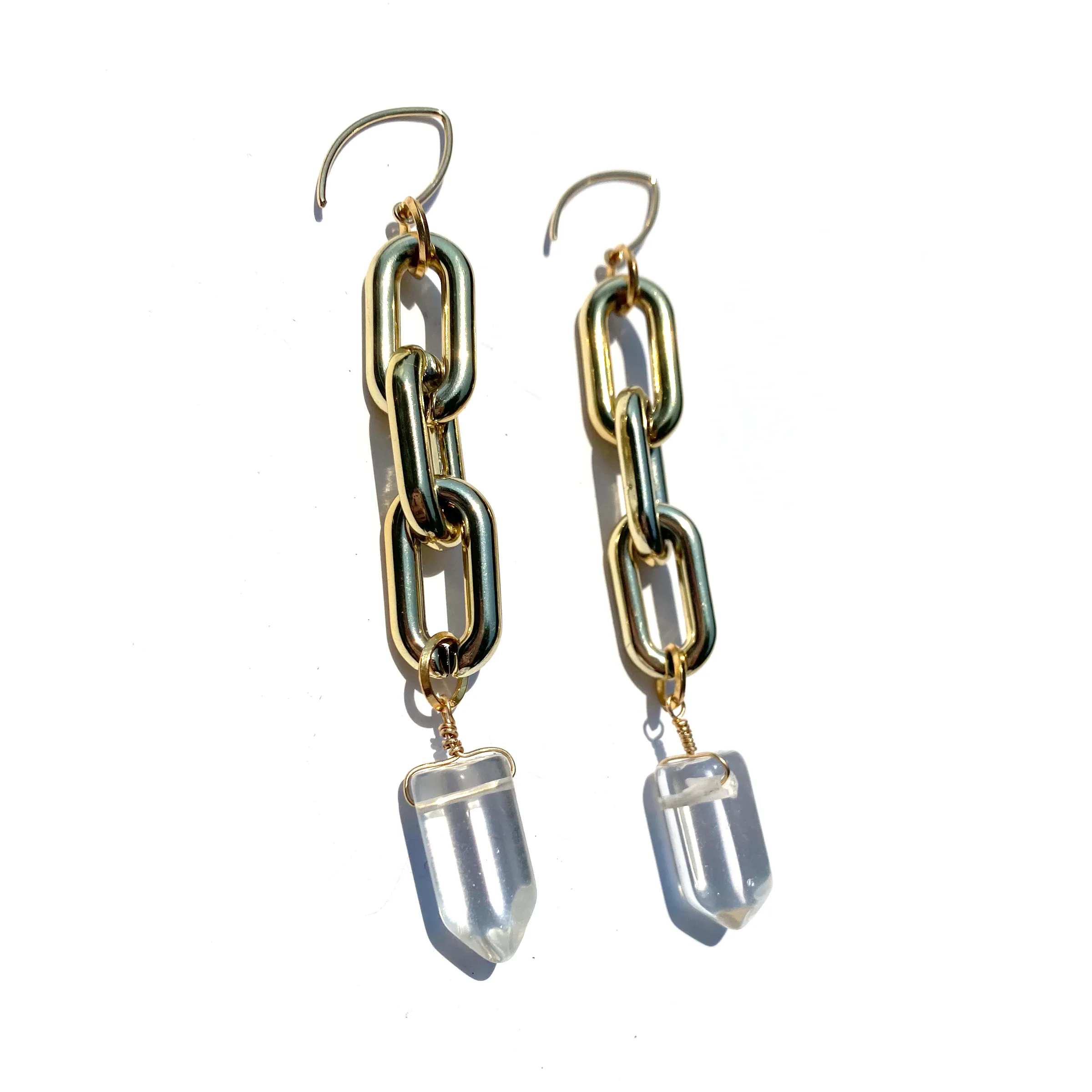MPR x THE IMAGINARIUM: Crystal Link Hooks in Gold