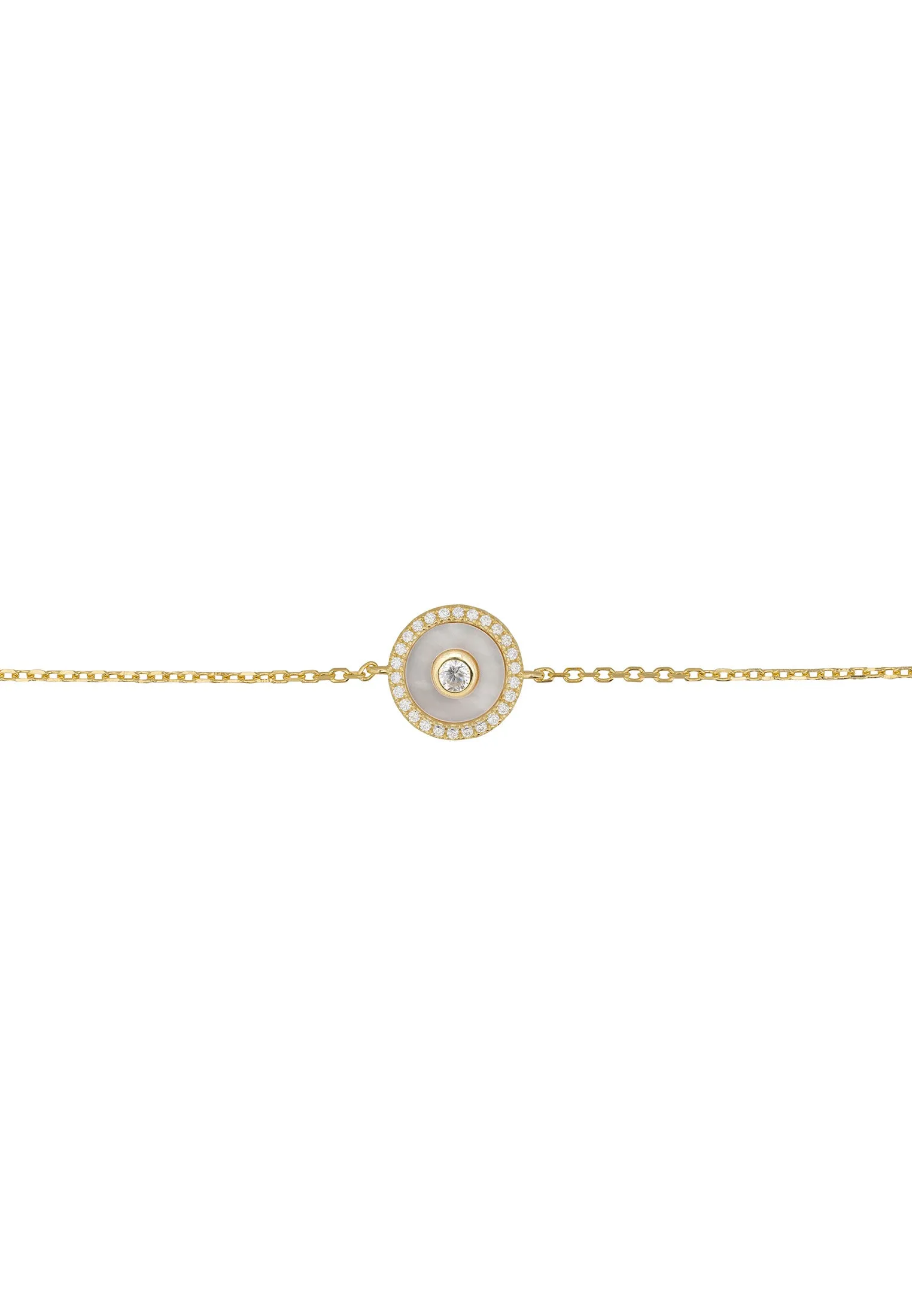 Mystique Amulet Mother of Pearl Bracelet Gold