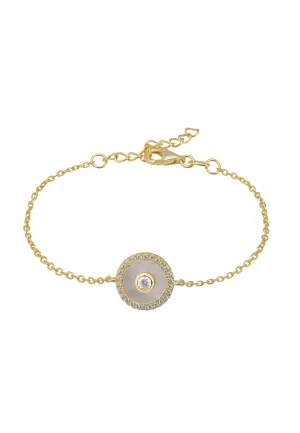 Mystique Amulet Mother of Pearl Bracelet Gold