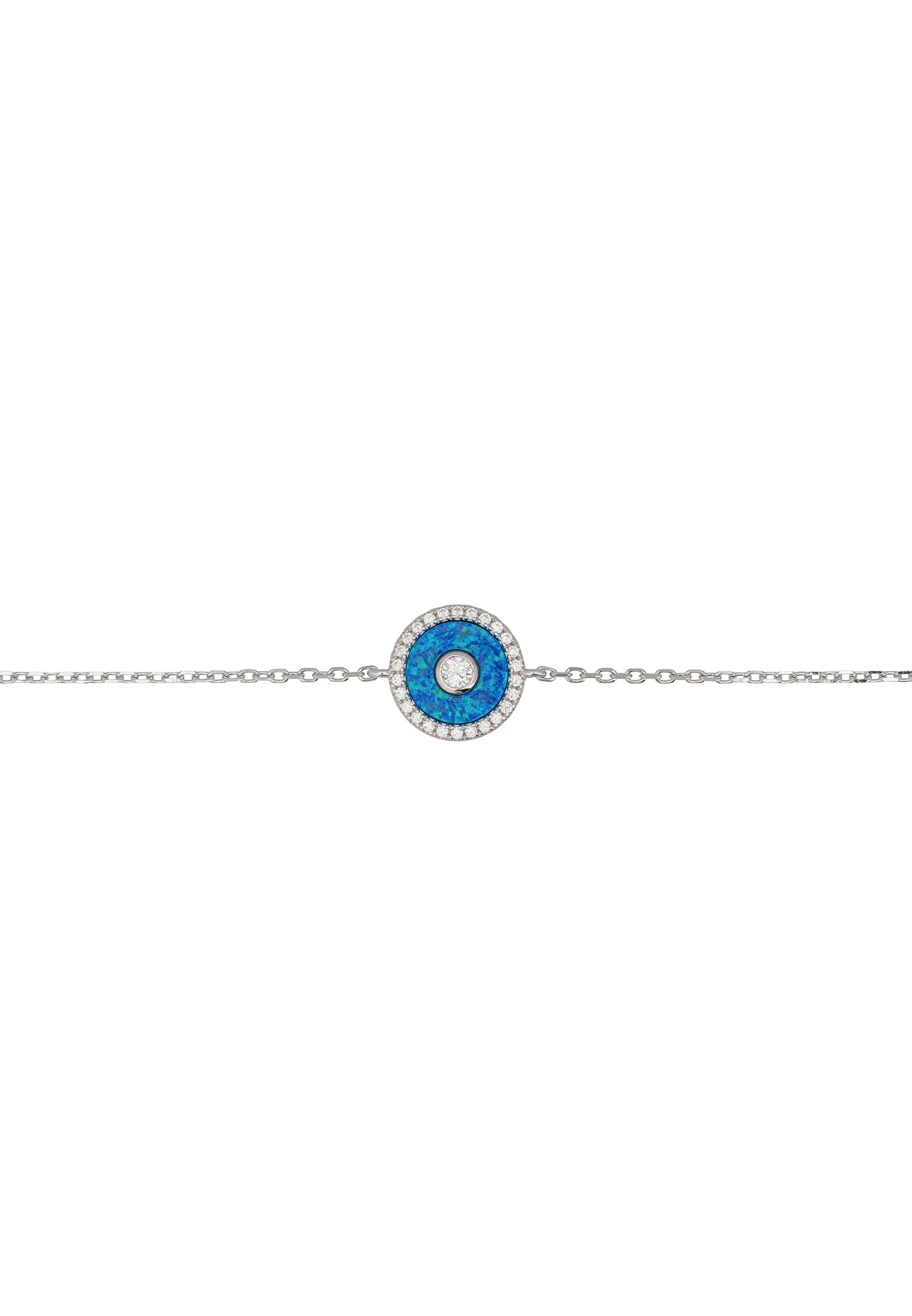 Mystique Amulet Turquoise Opalite Bracelet Silver