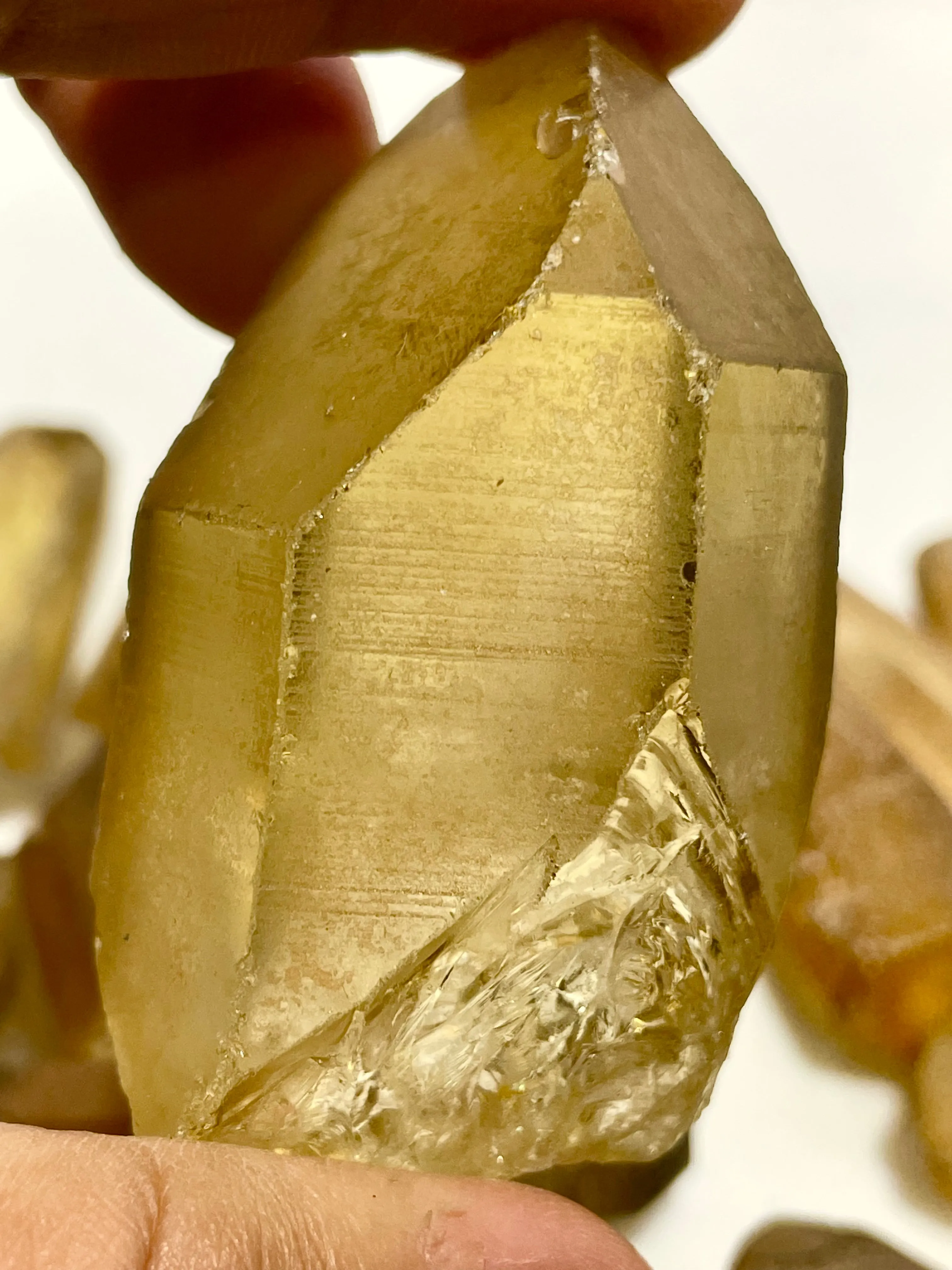 Natural Zambian Citrine, 1.32Kg 34Pieces Wholesale Flat