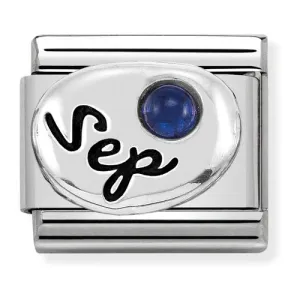 NOMINATION Link Silver September with Sapphire