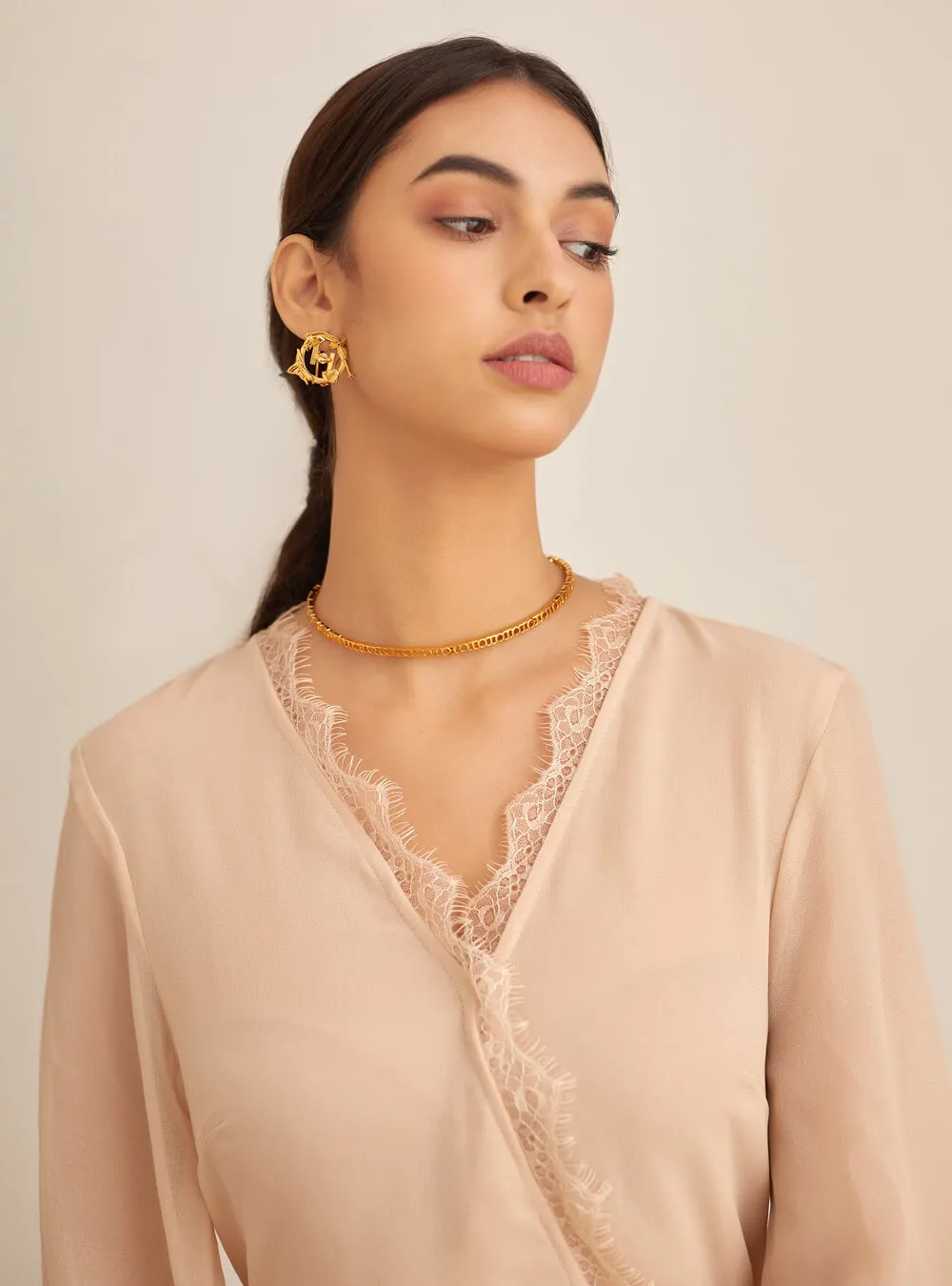 O.H Monogram Choker
