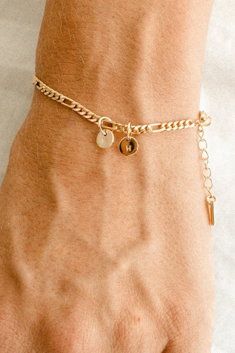 Petite Initial Pendant - Gold
