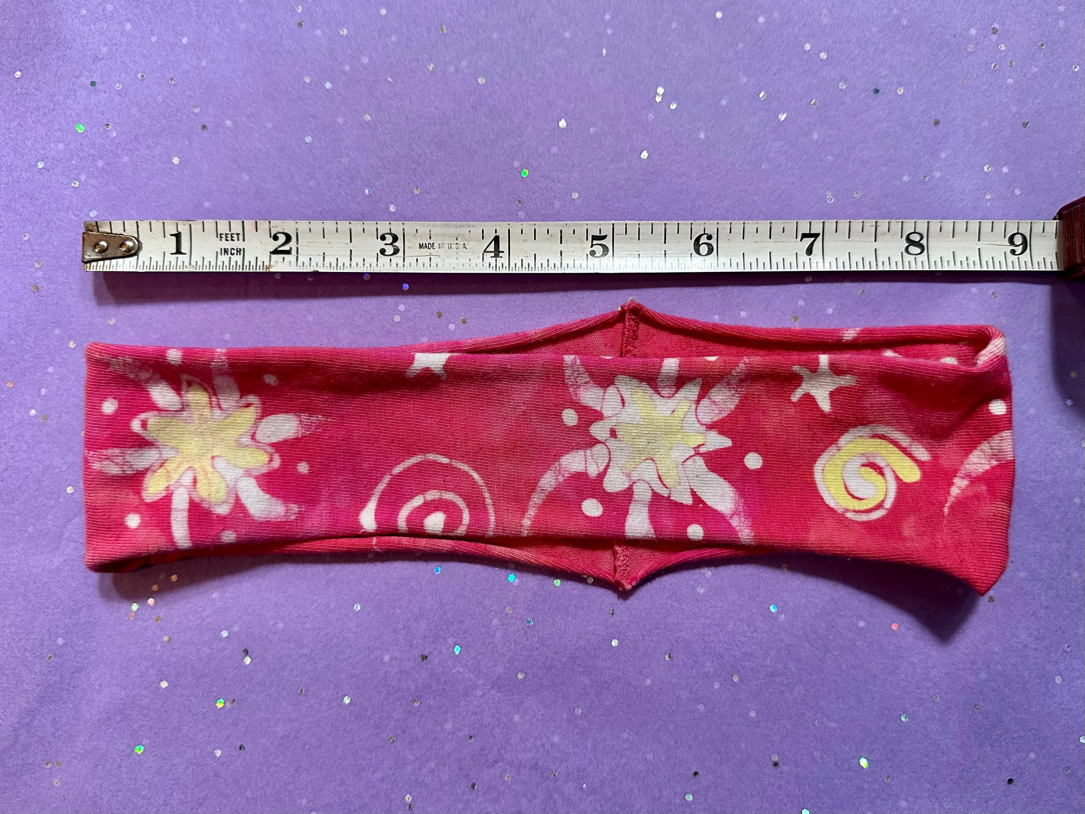 Pink Lemonade Handmade Headband - Authentic Batik