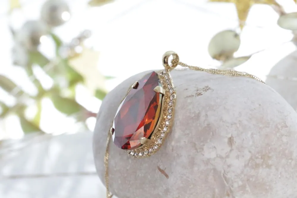 RED JEWELLRY SET