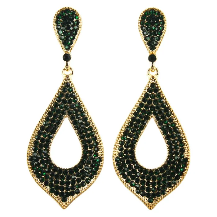 Renee Earrings - Emerald