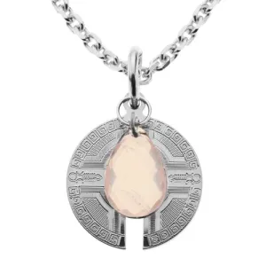 Rose Quartz Crystal With Necklace