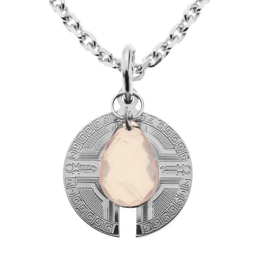 Rose Quartz Crystal With Necklace