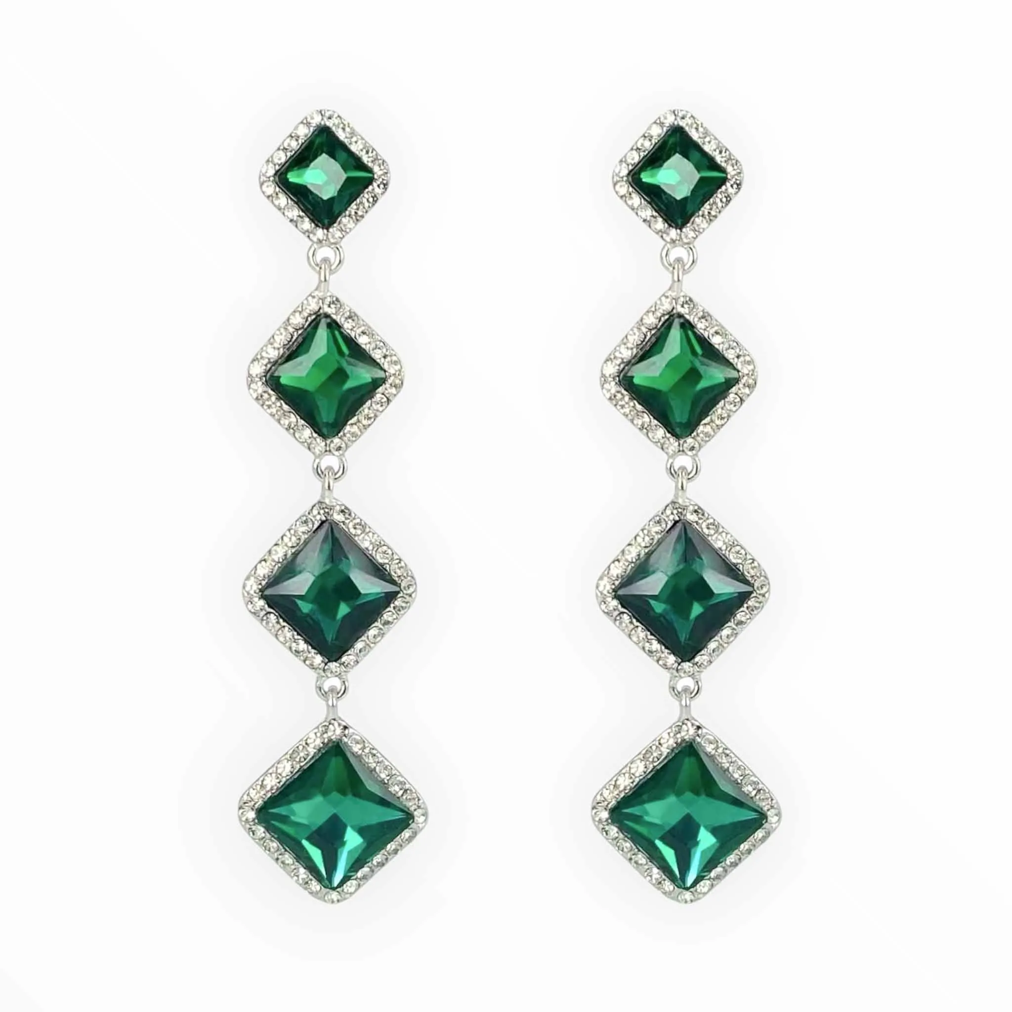 Sacha Earrings - Emerald