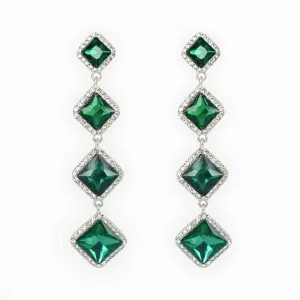Sacha Earrings - Emerald